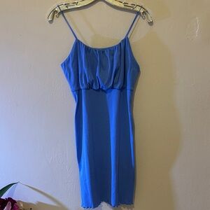 Wild Diva Blue Spaghetti Strap Dress